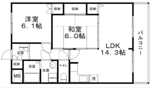 西飾磨駅 徒歩7分 4階の物件間取画像